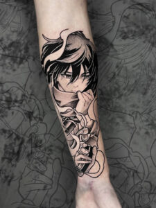 Anime Tattoo Drew Inker