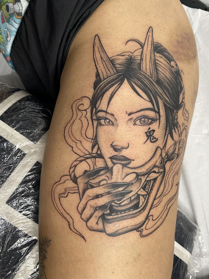 Golden Cat Tattoo