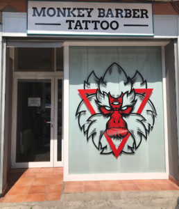 Monkey Barber Tattoo