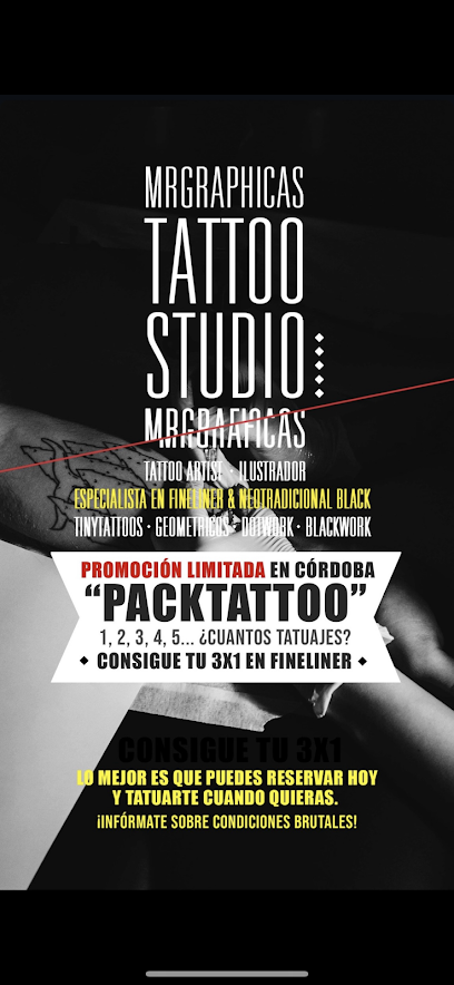 Mrgraphicas Tattoo Studio • One Artist • More Focus • Only Precision • Córdoba