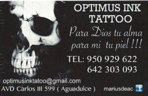 Optimus Ink Tattoo